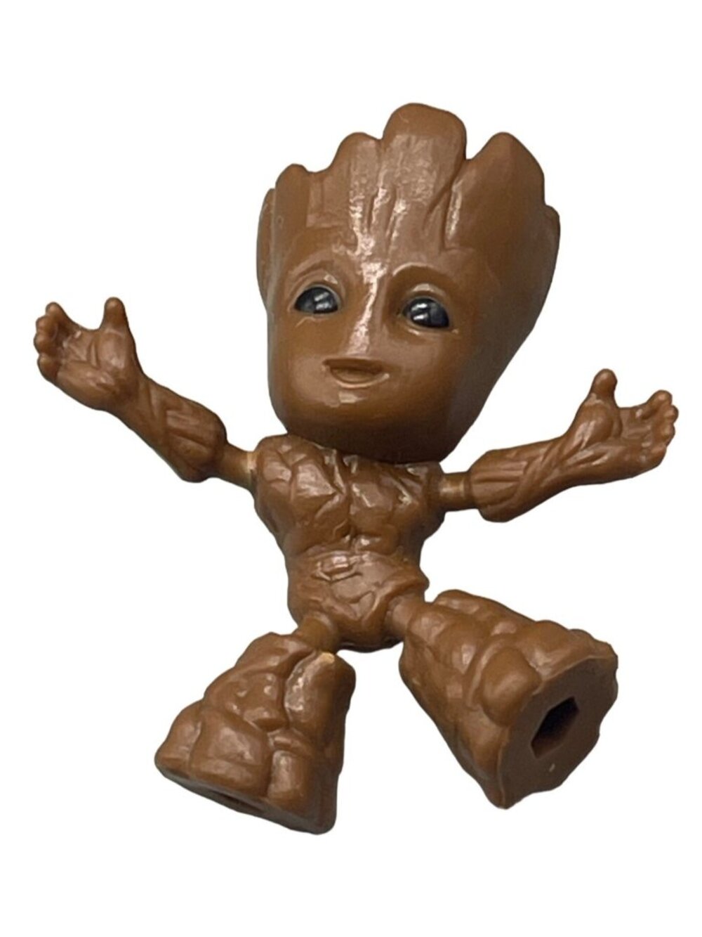 groot Action figure brown 2" toy mini READ used see photos
